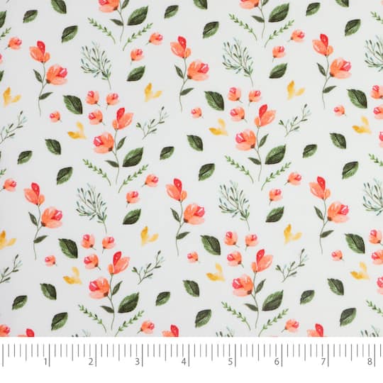 SINGER Sandy Stems Print Cotton Fabric